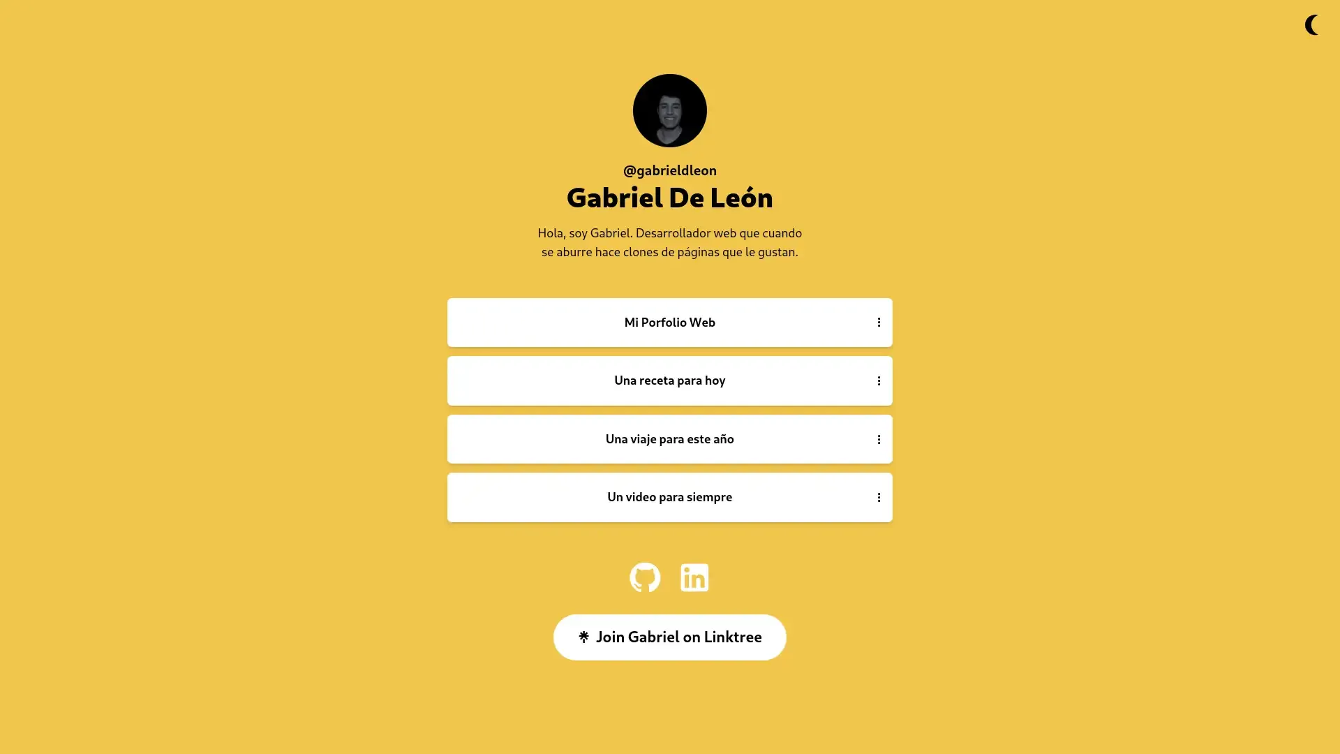 Linktree Clone screenshot 2