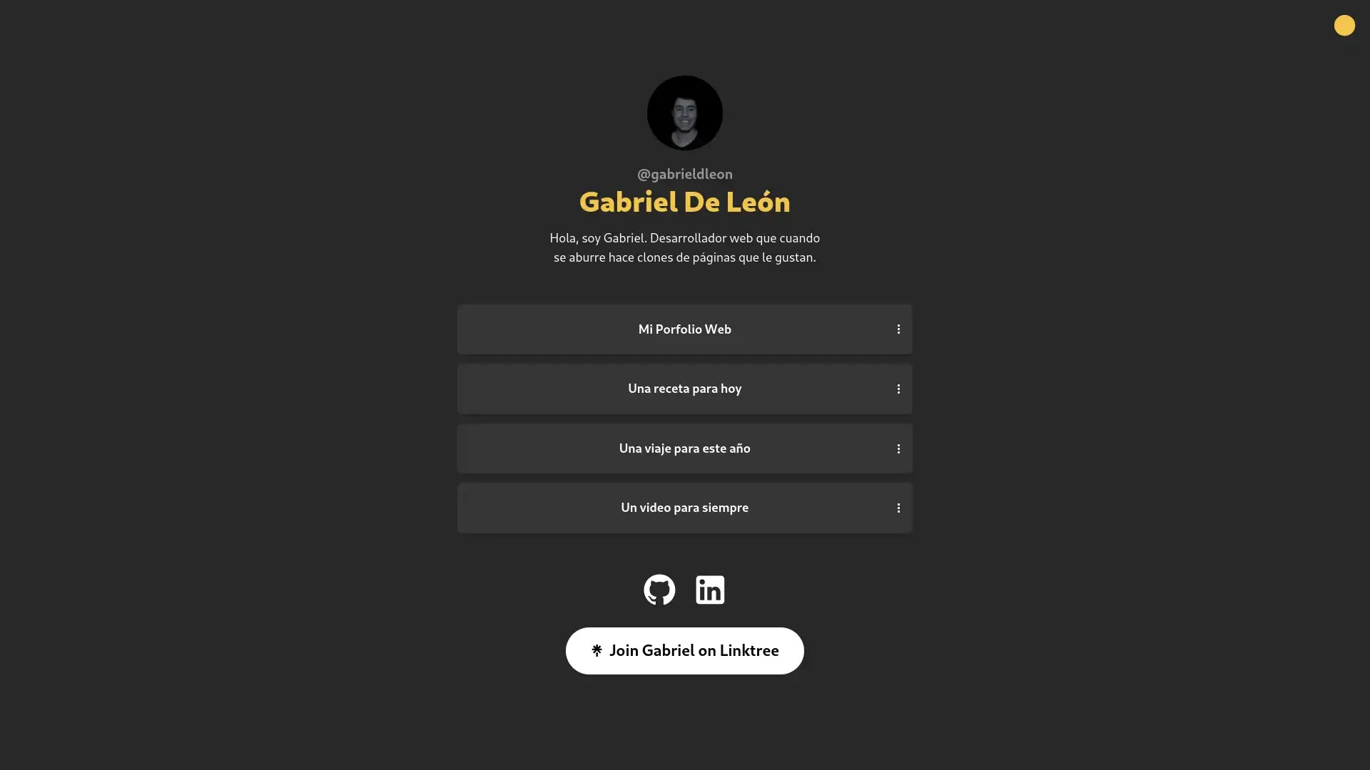 Linktree Clone screenshot 3